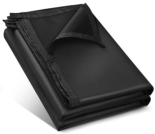 Black Waterproof Tarp 5x5ft for Outdoor: UV/Tear-Resistant Cover - Image 2