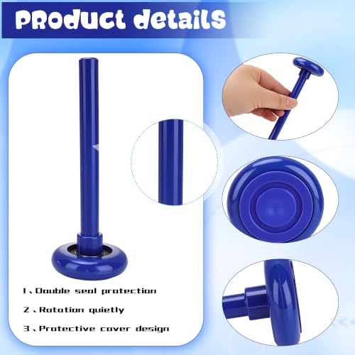 30 Pcs Garage Door Hardware Kit Quiet Nylon Rollers Hinges - Image 4
