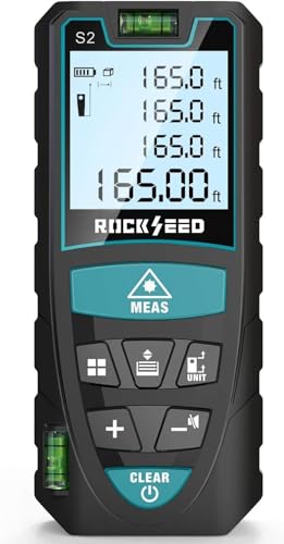 Laser Measure,RockSeed Digital Laser Distance Meter with 2 - Image 2