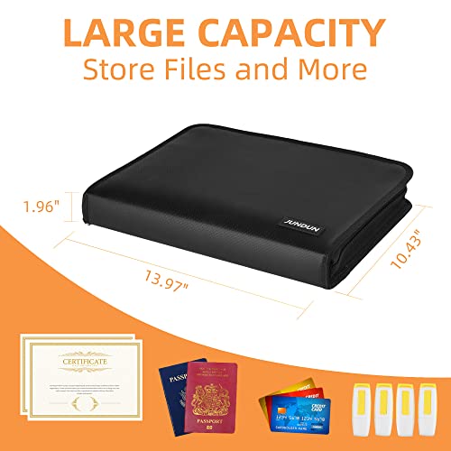 JUNDUN Fireproof Accordion File Organizer - Image 3