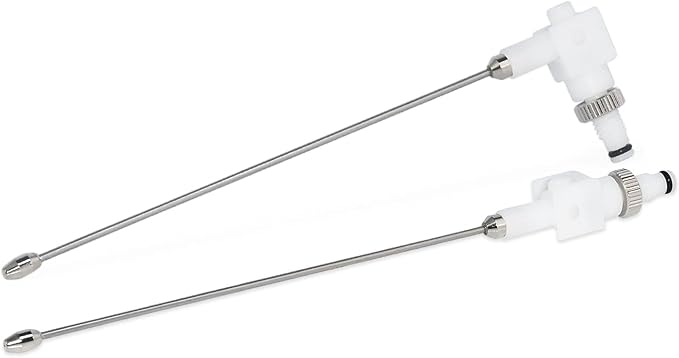 FIRSTINFO Patented 620c.c. (21 US fl. oz) Aluminum Aerosol Refillable Fluid Oil Pressure Storage Sprayer Can + 3pcs 2-Way Nozzles for Jet Straight Stream & Mist Spraying Kit