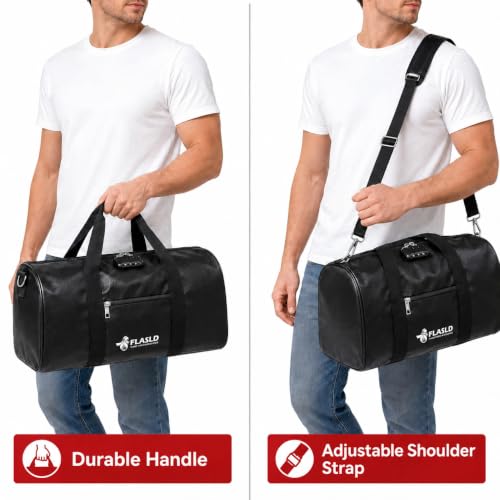 FLASLD Fire Resistant Document Bag with Lock, 18 x 10 x - Image 8