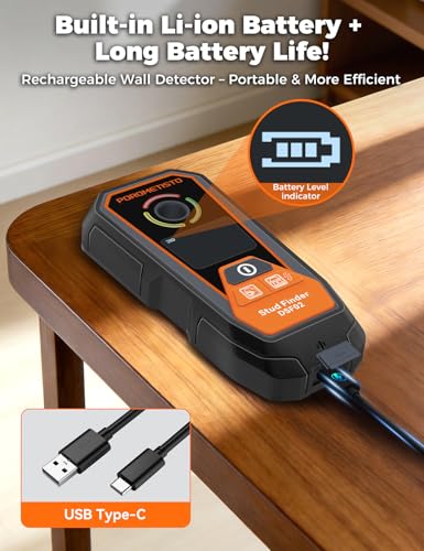 Rechargeable 6 in 1 Stud Finder Wall Scanner | Home Repair - Image 7