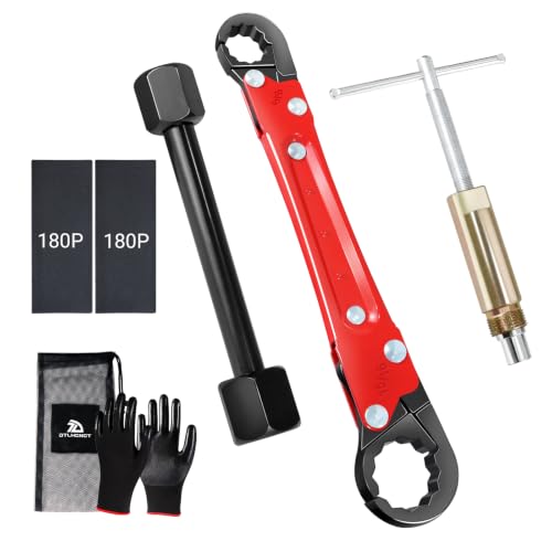 DTLHCNCT 8Pcs Plumbing Tool Set with Angle Stop Wrench - Image 2