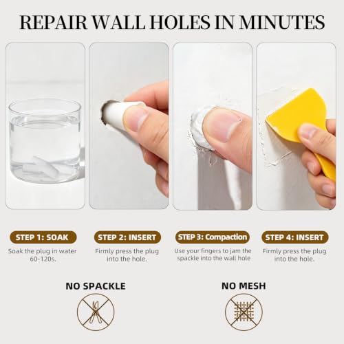 Drywall Hole Repair Kit 40Pcs, Wall Hole Filler | Home Repair - Image 4