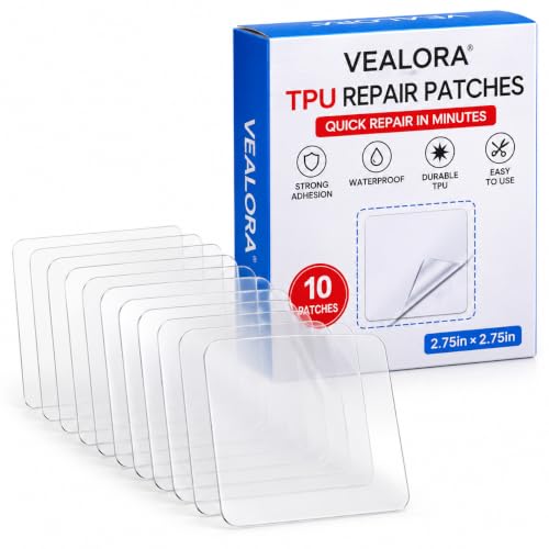 Inflatable Patch Repair Kit, 10 Clear TPU Patches - Image 2