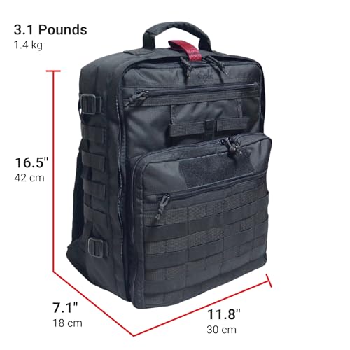 20L EMT Medical Backpack, First Aid Empty Bag | Travel Essentials - Image 5