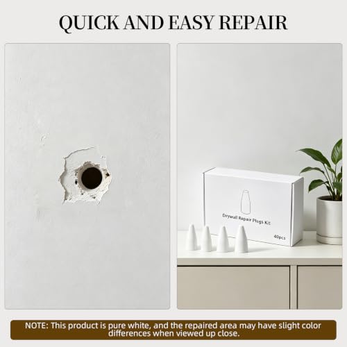 Drywall Hole Repair Kit 40Pcs, Wall Hole Filler | Home Repair - Image 6