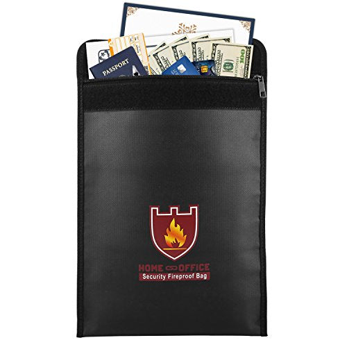 Moko Fireproof Money and Document Bag, 15 x 11 Inch - Image 2