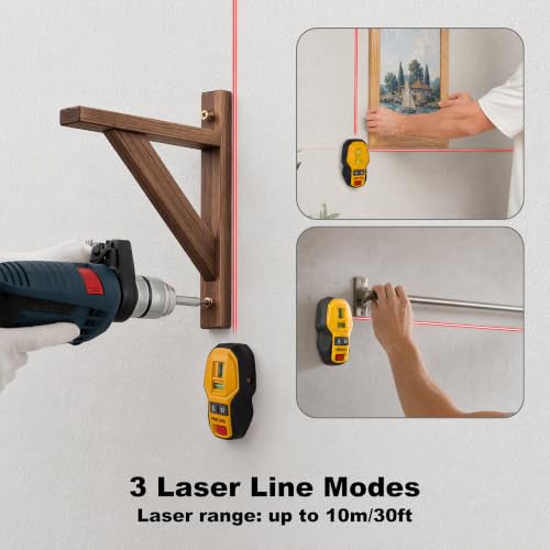 PREXISO 2-in-1 Rechargeable Cross Laser Level & Magnetic Nail - Image 3