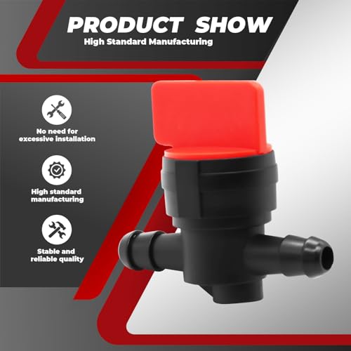 Nakkaa 1/4" Straight Inline Gas Fuel Shut Off Valves - Image 6