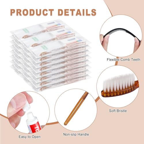 10 Sets Basic Toiletry Kits Disposable Personal Hygiene Kit Bulk - Image 4
