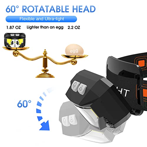 LHKNL Headlamp Flashlight, Lumen Bright Head Lamps LED - Image 6