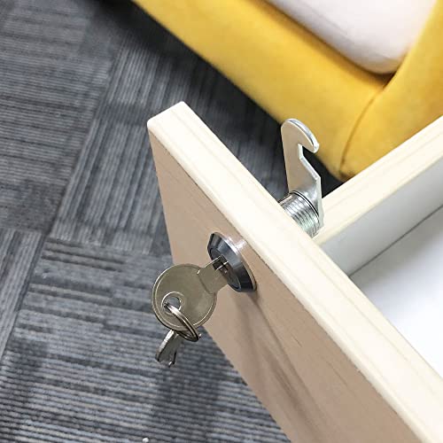 Jayseon 3 Pack Cabinet Locks with Keys, RV Cam Lock Keyed - Image 5