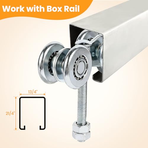 2Pcs Heavy Duty Barn Door Rollers - Sliding Door Rollers - Image 5