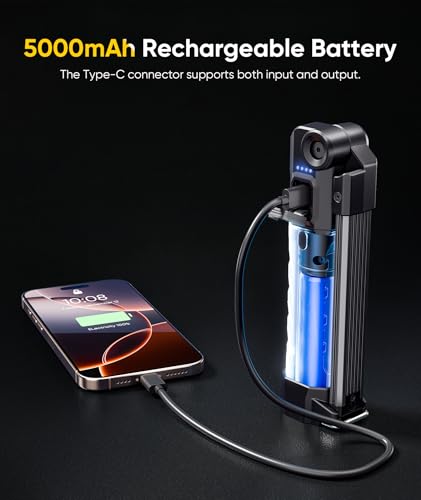 ZF7885 5000mAh Rechargeable Work Light - 1500 LM Magnetic - Image 5