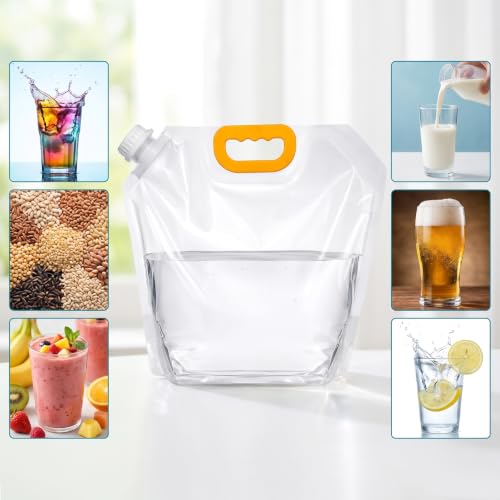36Pcs 1.3Gallon Collapsible Water Storage Bag with Funnel - Image 8