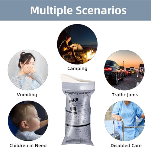700ml Disposable Travel Toilet – No-Spill with Solidifier - Image 5