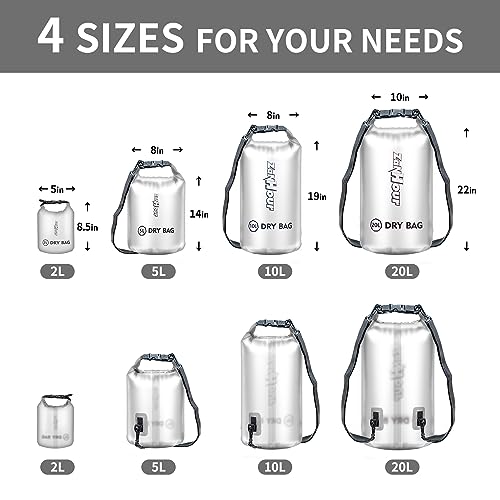 Waterproof Dry Bag - Roll Top Transparent Storage | Travel Essentials - Image 3