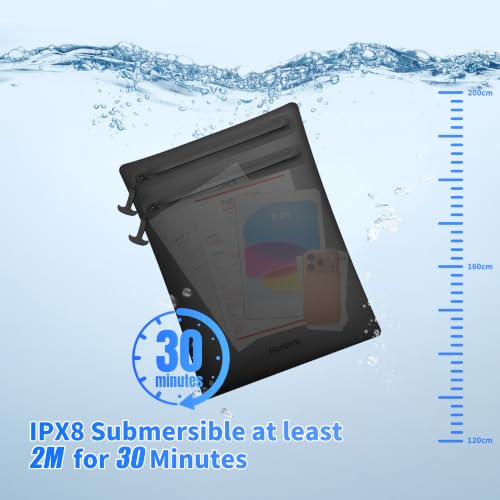 IPX8 Waterproof Boat Document Holder with 2-Pockets, 15.3"x11.8" - Image 3