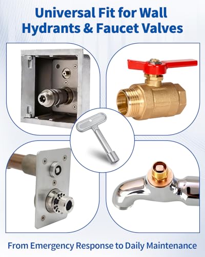 Hydrant Key 3/8'' for Zurn P1300-PART-13-KEY Water Key | Home Repair - Image 4