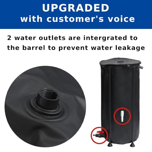 Japard 16 Inch Slim Rain Barrel Water Tank Collapsible - Image 5