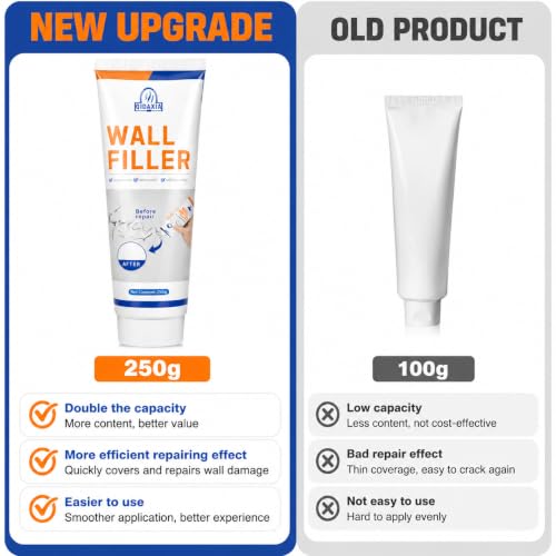 Drywall Repair Kit 2 Pack, 8.8 oz Each Wall Repair Putty Paste - Image 5