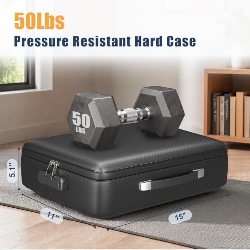 Fireproof Document Box, Hard Briefcase Fireproof Safe for Home - Image 5