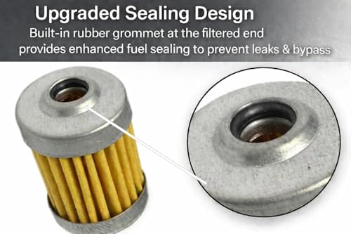 1/4 Fuel Shut Off Valve and Filter Kit for Briggs Stratton 691035 - Image 3