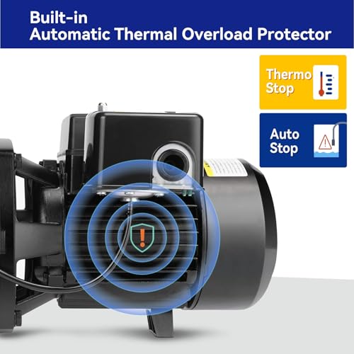 Shallow/Deep Well Jet Pump, Cast Iron Convertible Pump - Image 5