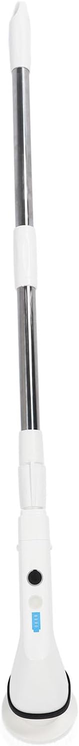 Focket Electric Scrubber, Cordless Rechargeable Cleaning Brush with Metal Extension Pole 2500mah Battery for Floor Furniture Bathroom Car