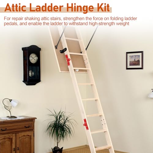 Attic Ladder Hinge for Ladder Pull Down System Replacement - Image 6