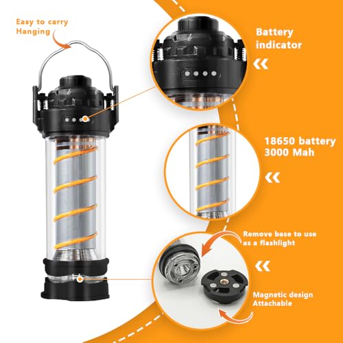 Camping Lantern Rechargeable, Lanterns for Power outages - Image 4