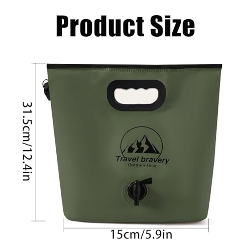 Collapsible Water Container 8L with Spout, Leak-Proof - Image 4