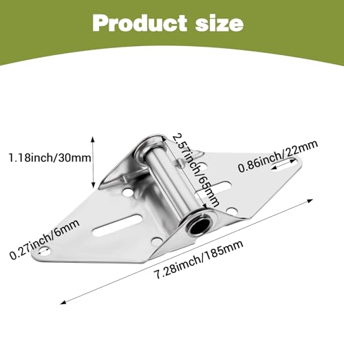 12PCS Garage Door Hinges #1 Garage Door Hinge 14 Gauge - Image 3