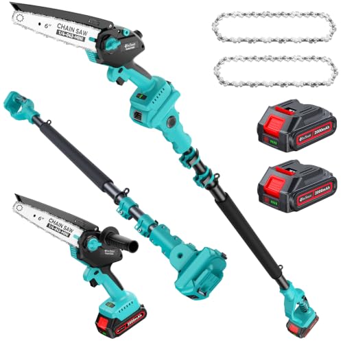 Pole Saws for Tree Trimming, 6" Brushless Mini Chainsaw - Image 2