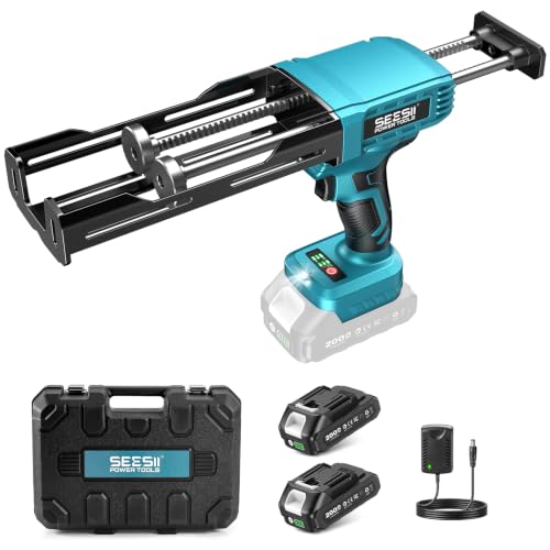 SEESII Electric Dual Cartridge Epoxy Gun 400ML (1:1) with 2 - Image 2