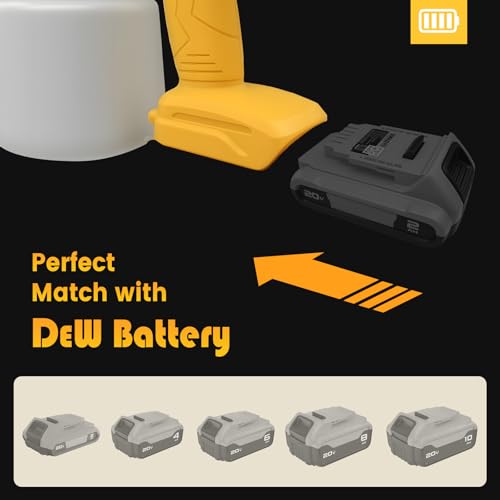 200W Cordless Paint Sprayer Compatible with 20V Battery | Home Repair - Image 8