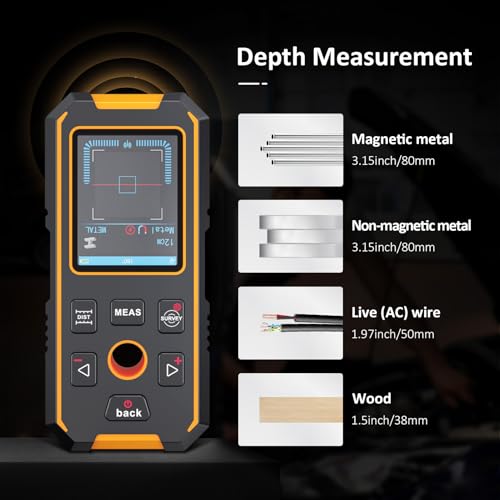 Stud Finder Wall Scanner with Built-in Distance | Home Repair - Image 4