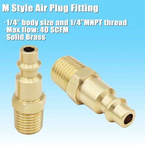 1/4 inch NPT Brass Ball Valve Kit Air Compressor Shut Off Valve - Image 6