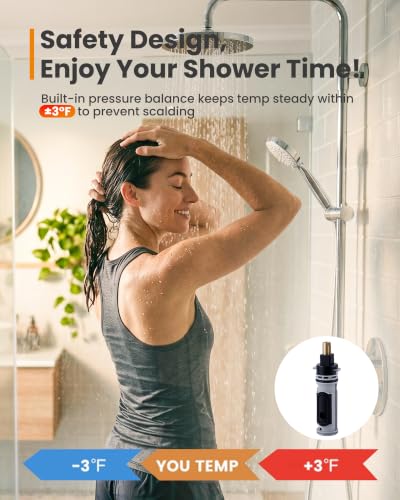Shower Cartridge Kit Compatible with Moen 1222 Replacement - Image 7