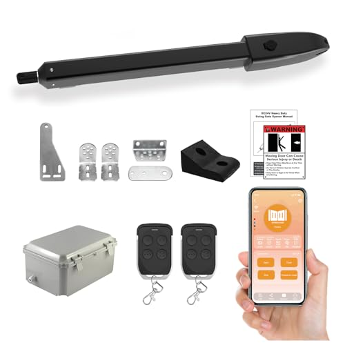 C025 Smart Automatic Gate Opener Kit, App Compatible Single Swing - Image 2