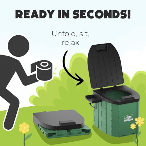 Portable Camping Toilet, Foldable Travel Potty for Adults - Image 4