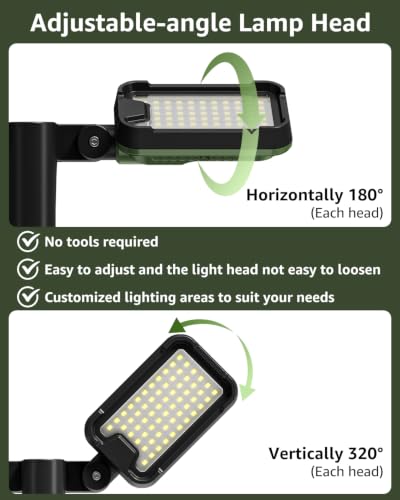 L6 Rechargeable Telescopic Camping Work Light with Tripod Stand - Image 5