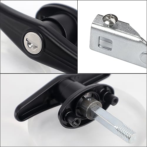 Keyed-Alike Locking T-Handle Kit for Truck Camper Shell/Cap & - Image 5