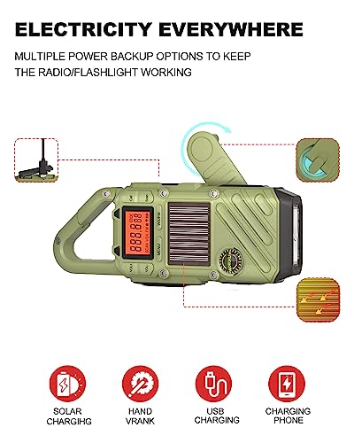 Emergency Walkie Talkies for Adults with NOAA, FM - Image 6