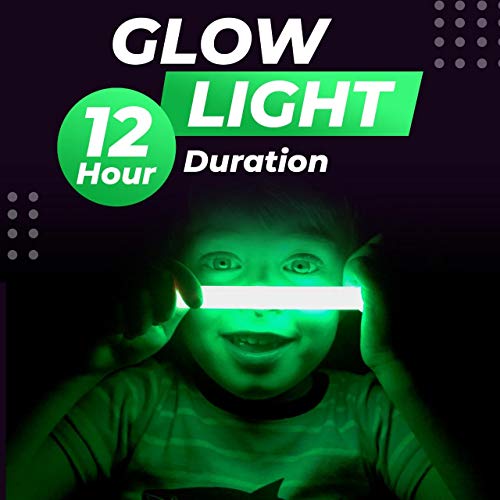 25 Ultra Bright Green Glow Sticks - Individual Packed - Image 3