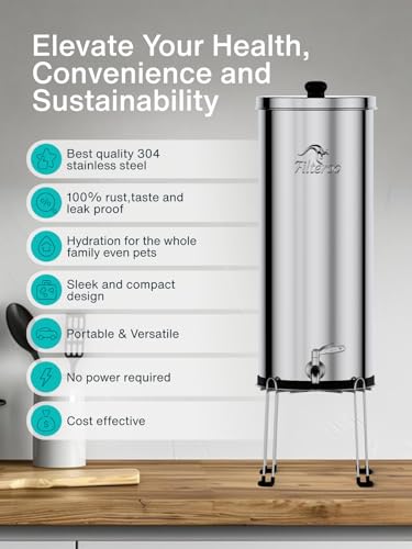 Countertop Gravity Water Filter System - 3.17 Gal/12L | 304 - Image 3