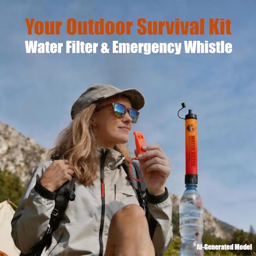 High-Capacity Survival Water Filter Straw Kit | Travel Essentials - Image 6