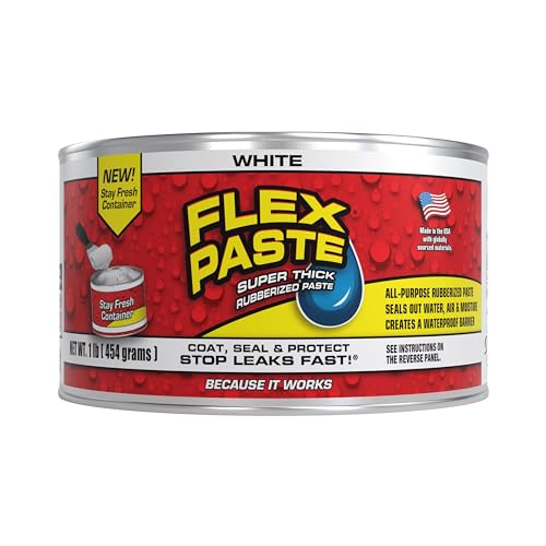 Flex Paste Rubberized Waterproof Sealant Paste, White - Image 2